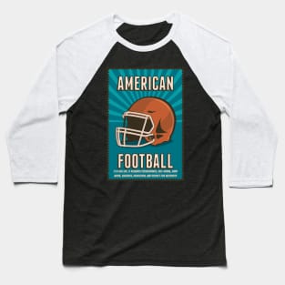 American Football Rugby Quote Baseball T-Shirt